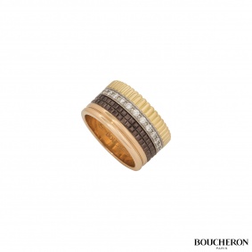 Boucheron Tri-Colour Quatre Classique Large Ring